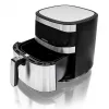 HEINRICH'S HFR 8205 Heißluftfritteuse 8,0 L 1800 W Schwarz und Silber