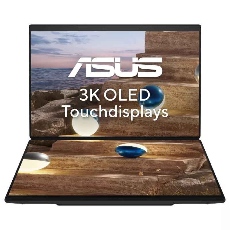 ASUS Zenbook Duo UX8407AA-SN262W 2-in-1-Laptop, 14 Zoll 3K OLED Touch 144Hz, Intel Core Ultra 9 386H, 32GB LPDDR5x, 1TB SSD, Windows 11 Home