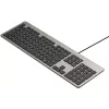 UNITEK SlimTap Kabelgebundene Büro-Tastatur, USB-A, Grau