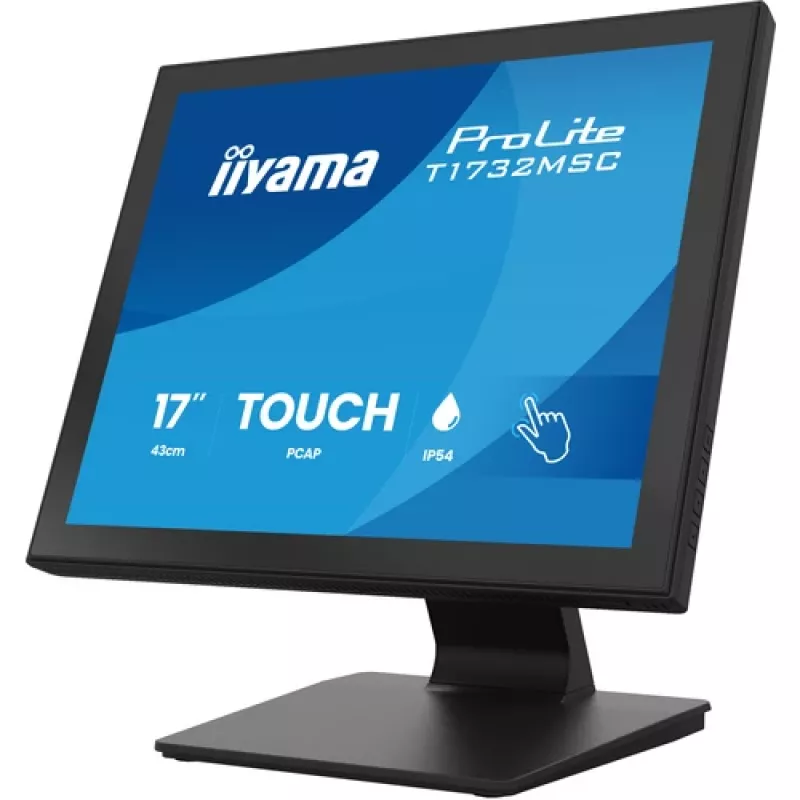 IIYAMA ProLite T1732MSC-B2S 17 inch PCAP Touch Monitor, 1280x1024, TN LED, 10-Point Multi-Touch, Schwarz