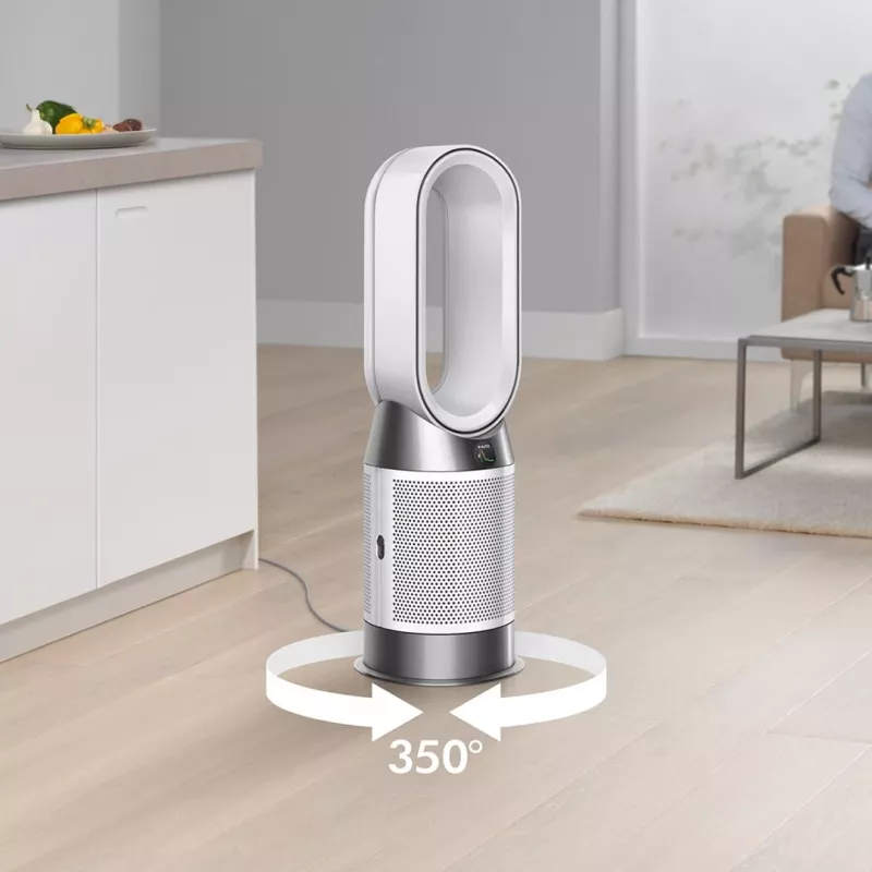 Dyson Purifier Hot+Cool HP1 Luftreiniger, Heizgerät und Ventilator, 27 m², 61,4 dB, Weiß/Gold