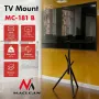 Maclean TV Bodenständer/-halterung, 27-55 inch, VESA 200x200, 60 kg, Schwarz, MC-181 B