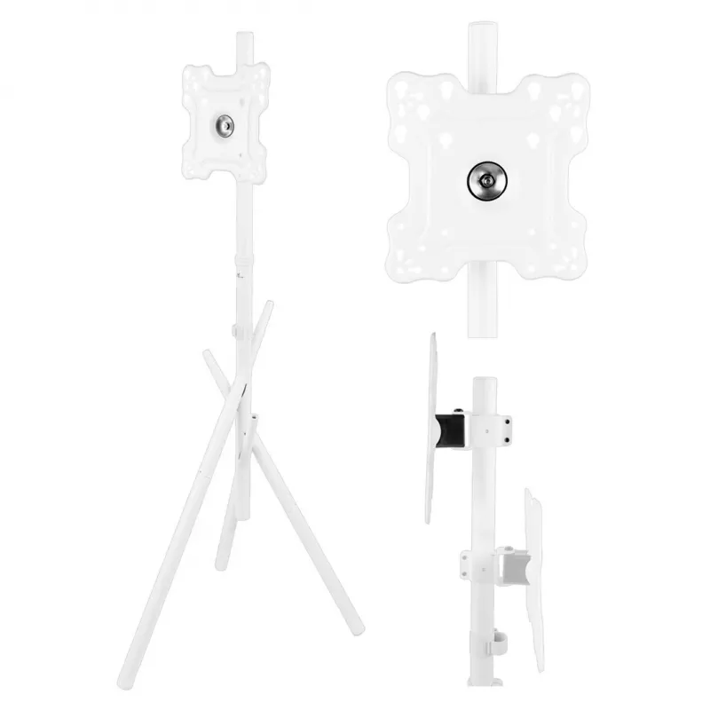 Maclean TV-Standfuß/-Haltevorrichtung, 27-55 inch, max. VESA 200x200, max. 60 kg, Weiß, MC-181 W