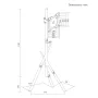 Maclean TV-Standfuß/-Haltevorrichtung, 27-55 inch, max. VESA 200x200, max. 60 kg, Weiß, MC-181 W