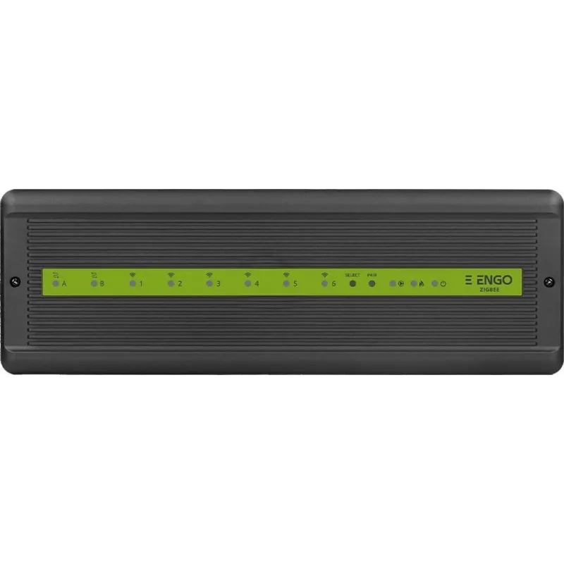 ENGO Controls ECB62-ZB Smart Home Zentraleinheit, 6 Funkzonen + 2 Kabelgebundene, 230V