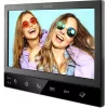 Eura VDP-80C5 Zweifamilien-Video-Türsprechanlage, Schwarz, 2x 7 inch LCD, FHD, 2 Eingänge, 1080p Kamera, RFID-Leser, Aufputzmontage