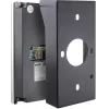 Eura VDP-80C5 Zweifamilien-Video-Türsprechanlage, Schwarz, 2x 7 inch LCD, FHD, 2 Eingänge, 1080p Kamera, RFID-Leser, Aufputzmontage
