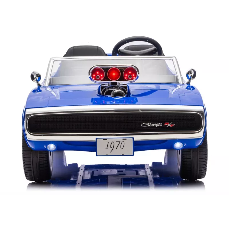 LEAN CARS Dodge Charger R/T DLS-K12 24V 7Ah Blue Battery Car