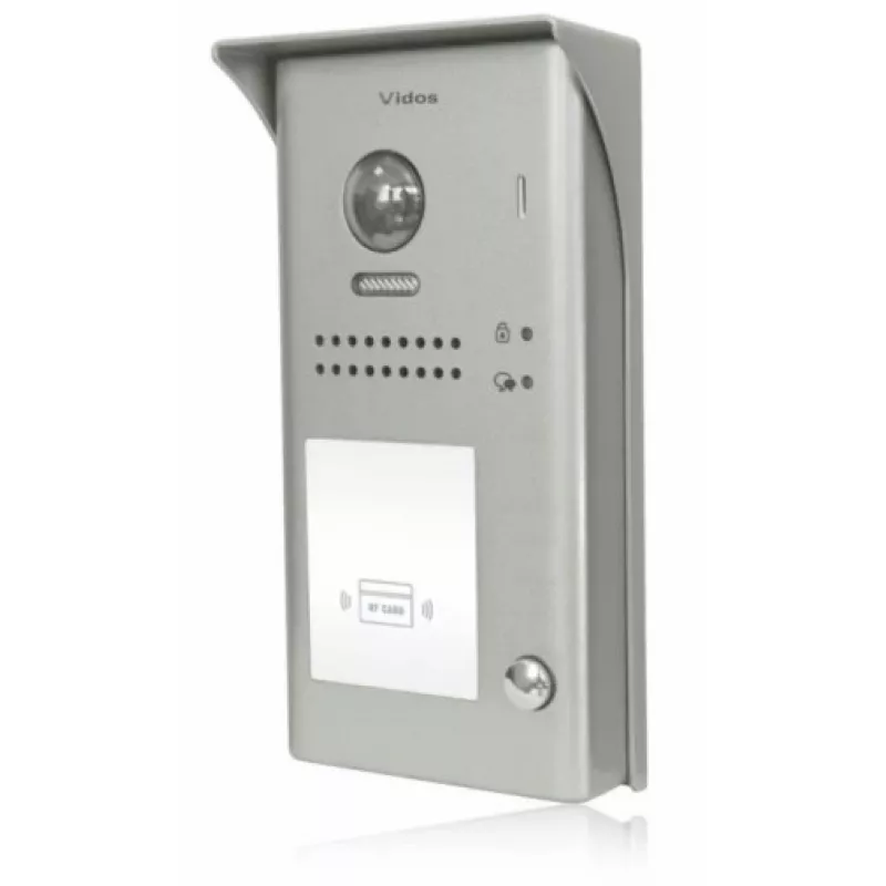 VIDOS DUO S1101A Türstation - 1 Ruftaste, Silber, Aufputzmontage, 2-Draht, IP65