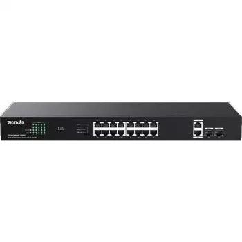 Tenda TEG1120P-16-250W Unmanaged PoE+ Switch 18-Port Gigabit 2 SFP 250W