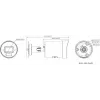 Hikvision DS-2CD2083G2-LI2U(2.8mm)(BLACK) 8MP AcuSense Fixed Bullet IP Kamera mit Smart Hybrid Light