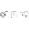 Hikvision DS-2CD2H123G2-LIZS2UY/SL(2.8-12mm)/O-STD 2MP AcuSense Turret IP Kamera mit Blitzlicht und Audio-Warnung