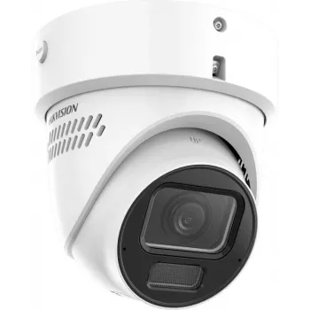 Hikvision DS-2CD2H123G2-LIZS2UY/SL(2.8-12mm)/O-STD 2MP AcuSense Turret IP Kamera mit Blitzlicht und Audio-Warnung
