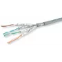ROLINE S/FTP Cat.6A (Class EA) LSOH Solid Wire Bulk Cable, 100 m, Grau