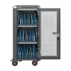 Manhattan 181471 Mobile Device Management Cart, Schwarz, 32 Geräte, 32 AC-Steckdosen, 3680W