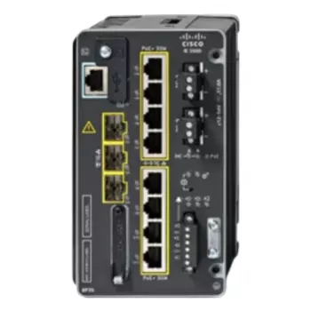 CISCO IE-3500-8P3S-A Industrial Managed Switch, 8 GE PoE+ und 3 GE SFP Modular, NA
