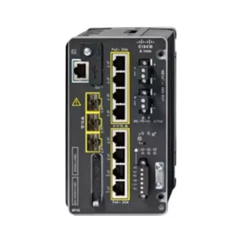 CISCO IE-3500-8P3S-A Industrial Managed Switch, 8 GE PoE+ und 3 GE SFP Modular, NA