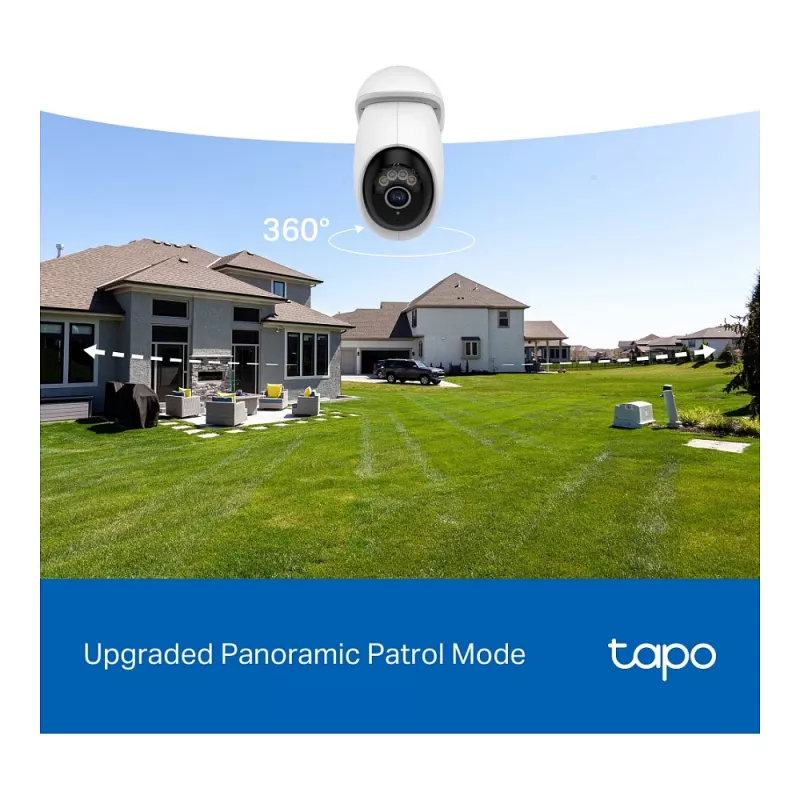 TP-LINK Tapo C560WS V1 Netzwerk-Überwachungskamera - Schwenken/Neigen - Außenbereich - Wetterschutz - Farb-Nachtsicht - 8 MP - 4K UHD - Feste Brennweite - Audio - Kabellos - Wi-Fi 6 - 802.11ax