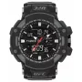 TIMEX Herren-Digitaluhr TW5M51800 53mm Resin-Gehäuse Schwarzes Resin-Band Graues Zifferblatt INDIGLO Nachtlicht 100m Wasserdichtigkeit