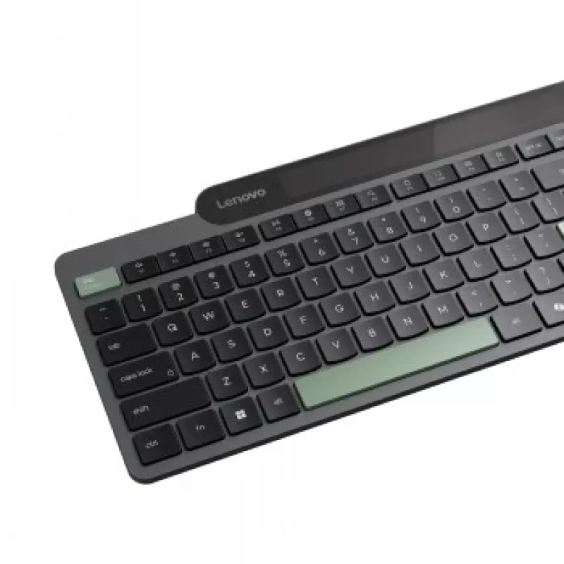 Lenovo Self-Charging Bluetooth Keyboard Nordic (Finnisch/Schwedisch) Storm Grey