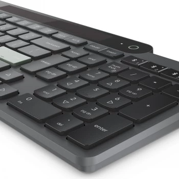 Lenovo Self-Charging Bluetooth Keyboard Nordic (Finnisch/Schwedisch) Storm Grey