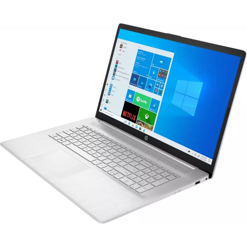 HP Laptop 17-cn0534ng, Intel Core i3-1125G4, 8GB RAM, 512GB SSD, 17,3 inch Full HD IPS, Windows 11 Home, Natural Silver