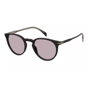 David Beckham DB1139S807KE Unisex Sonnenbrille, Schwarzer Rahmen, Graue Gläser, 51 mm