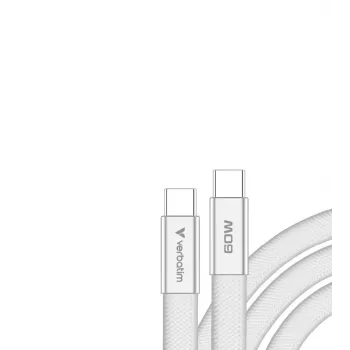 Verbatim Sync & Charge USB-C auf USB-C 60W 120cm Weiß