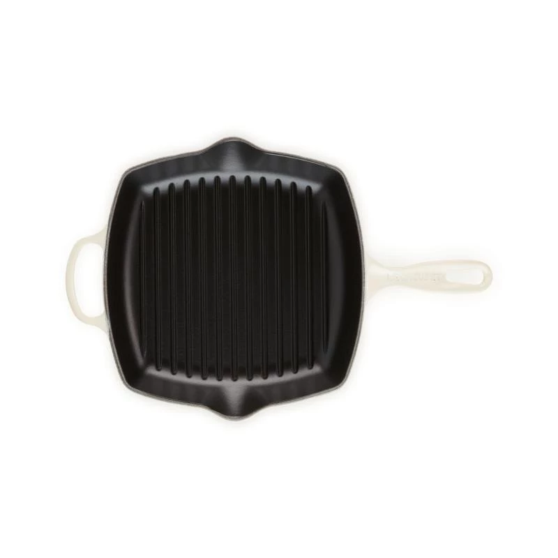 Le Creuset Signature Square Grillpfanne 26cm Meringue