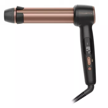 Rowenta CF4620E0 Twist Curl Lockenstab - Keramik, Ionenpflege, 27/32/38 mm, LCD-Display, 86 W, Schwarz/Kupfer