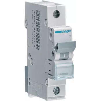 Hager MCN125E MCB 1P C 25A 6kA Leitungsschutzschalter