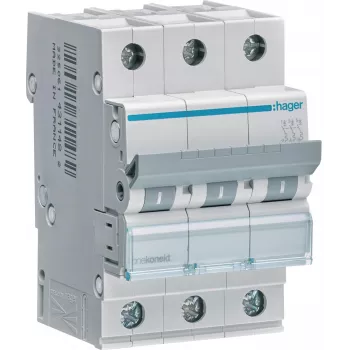 Hager MCN310E Leitungsschutzschalter 6kA, C, 10A, 3P