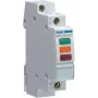 HAGER SVN129 Signalleuchte, 230V AC, 3 x LED Rot+Grün+Orange, DIN-Schiene