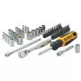 DEWALT DWMT81610-0 10-teiliger metrischer Steckschlüsselsatz 1/4-Zoll-Antrieb (4-13 mm) mit Schienenhalterung