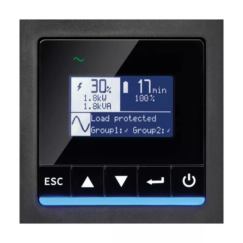 Eaton 9PX G2 9PX6KIRTNG2 USV - 6000 VA / 6000 W - Online Double Conversion - 3U Rack/Tower - Schwarz, Silber