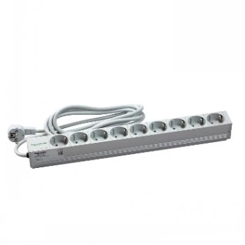 Schneider Electric Actassi 1U PDU Power Distribution Rail - 9 Schuko Steckdosen 19 inch VDE