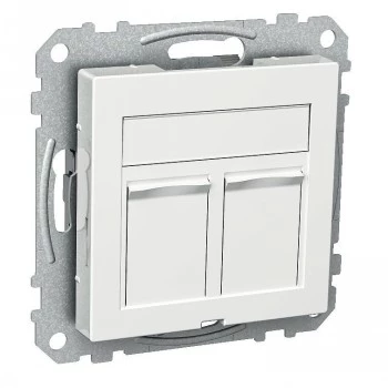 Schneider Electric Datenanschluss Actassi S-One Cat6A STP RJ45 Weiß
