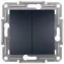 Schneider Asfora Doppel-Wechselschalter-Mechanismus Anthrazit EPH0600371