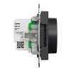 Schneider Electric Multiwire Rotary LED Dimmer 200W Anthracite