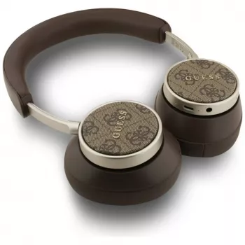 Guess Bluetooth 4G Classic Logo Wireless On-Ear Kopfhörer - Braun