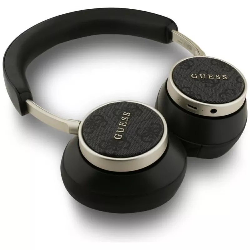 Guess 4G Classic Logo Wireless On-Ear Bluetooth Kopfhörer - Schwarz