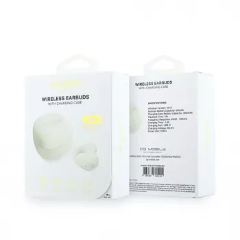 GUESS Mini Classic Open-Ear True Wireless Earbuds - Weiß