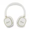 Guess Bluetooth ENC Rectangle Metal Script Over-Ear Kopfhörer Weiß