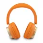 Guess Bluetooth On-Ear Kopfhörer Rectangle Metal Script Orange