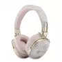 Guess Over-Ear Bluetooth-Kopfhörer mit ENC, Metal 4G Script Logo, Schwarz