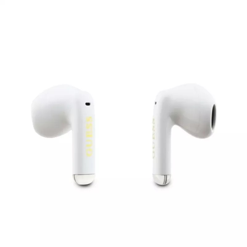 GUESS Glossy Gold Line Classic TWS Earbuds Weiß