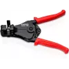 KNIPEX 1221 Automatische Abisolierzange 0,03-10 mm² (32-8 AWG) mit Schneider, 180 mm
