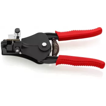 KNIPEX 1221 Automatische Abisolierzange 0,03-10 mm² (32-8 AWG) mit Schneider, 180 mm