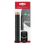 Faber-Castell Grip 2001 Graphitstift-Set B Schwarz 1 Set