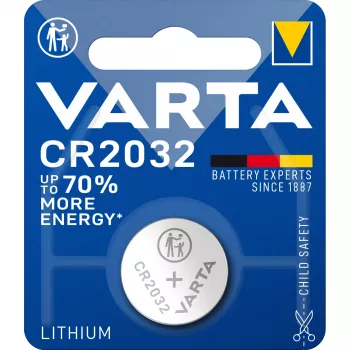 VARTA Electronic CR2032 Lithium-Knopfzelle, 3V, 230 mAh, Masterbox mit 100 Stück